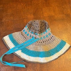 Boho handmade crochet hat